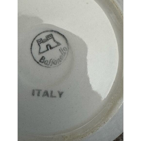 Rare Vintage Bassanella Made in Italy Tidbit Plates Set of 5 - Picture 9 of 10